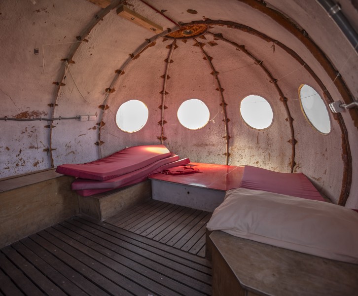 Interior of Igloo Satellite Cabin