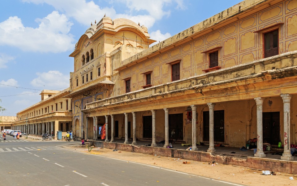 Jaipur 03-2016 15 Jaleb Chowk at City Palace