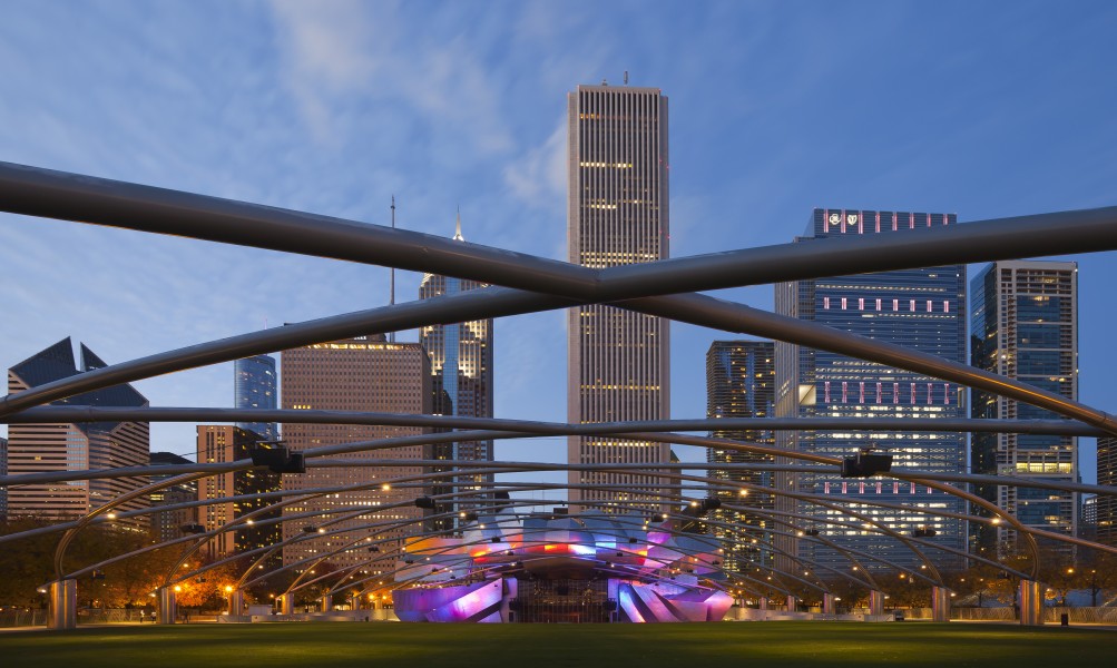 Jay Pritzker Pavilion, Chicago, Illinois, Estados Unidos, 2012-10-20, DD 08