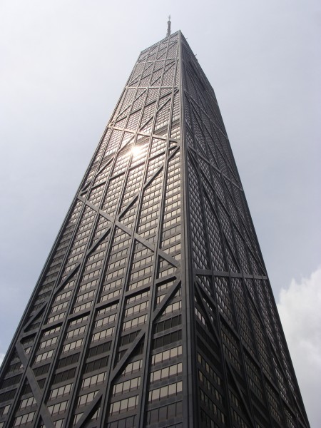 John Hancock Center June 6 08 sunlight