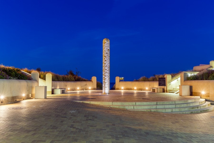 Juliusruh (Rügen) Kurplatz bei Nacht