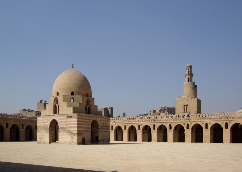 Kairo Ibn Tulun Moschee BW 1