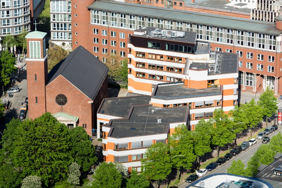 Kirche St. Ansgar und Katholische Akademie (Hamburg-Neustadt).2.30012.ajb
