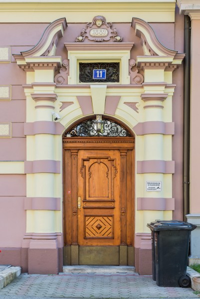 Klagenfurt Viktringer Ring 11 Geburtshaus von Herbert Boeckl Portal 14082016 4176