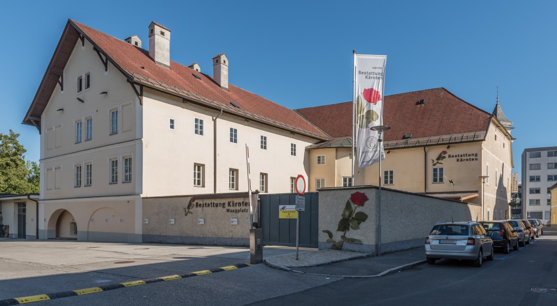 Klagenfurt Waagplatz 2 Bestattung NW-Ansicht 14082016 3802