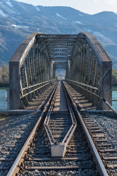 Koettmannsdorf Unterschlossberg Eisenbahnbruecke ueber Stausee 03032015 0226