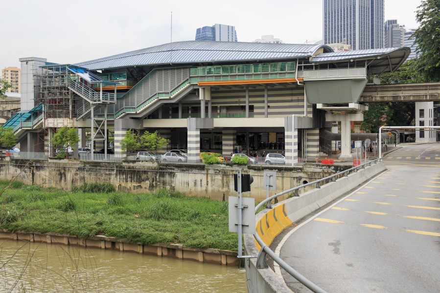 Kuala Lumpur Malaysia Tun-Sambanthan-Monorail-Station-04