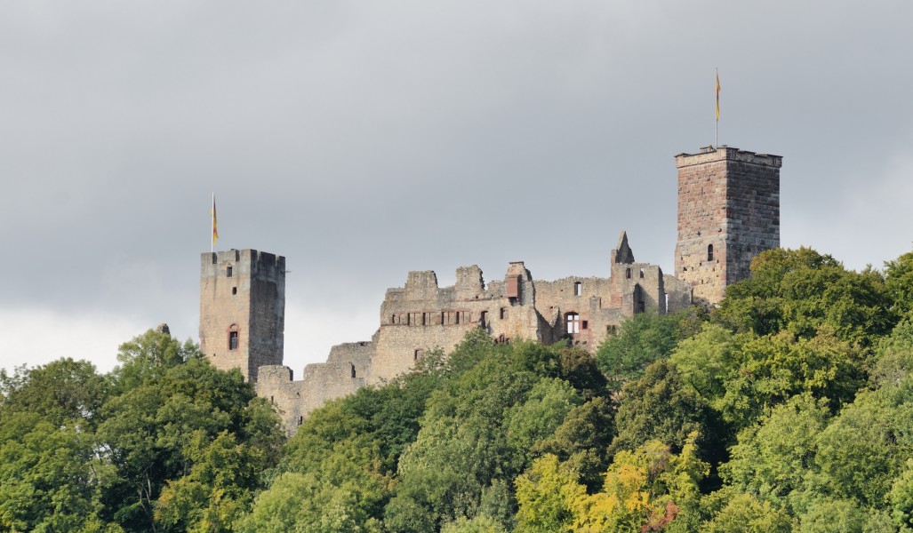 Lörrach-Brombach - Burg Rötteln von Osten