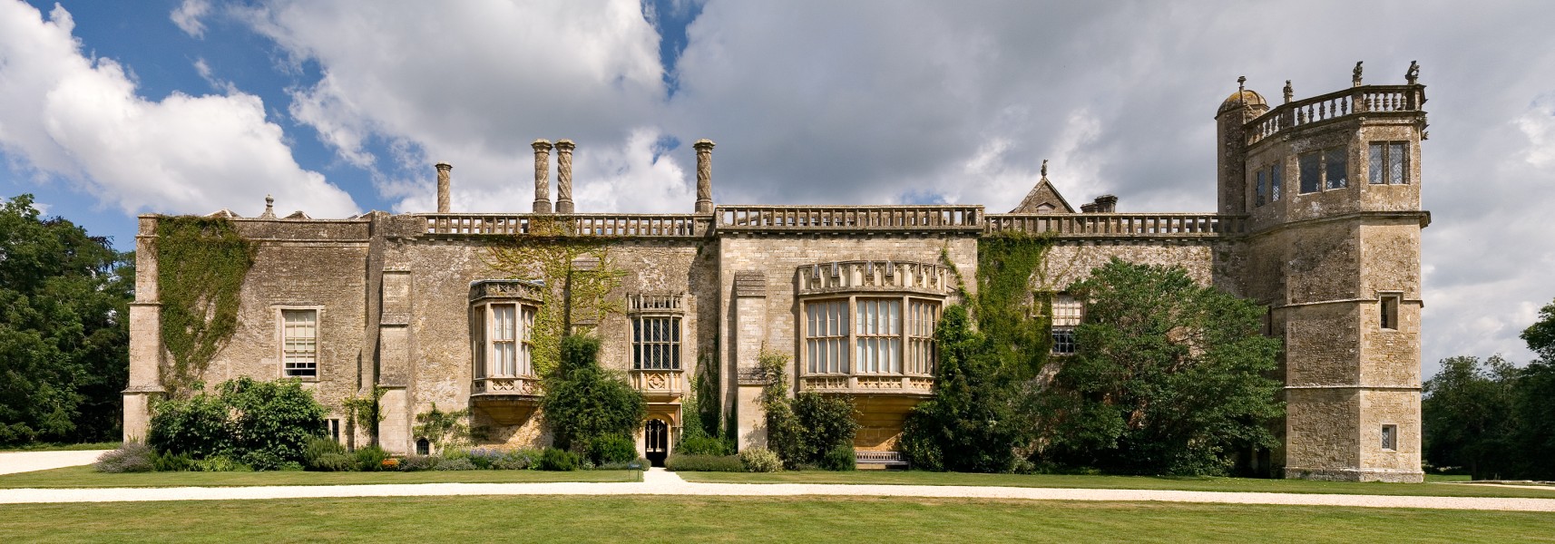 Lacock Abbey view from south