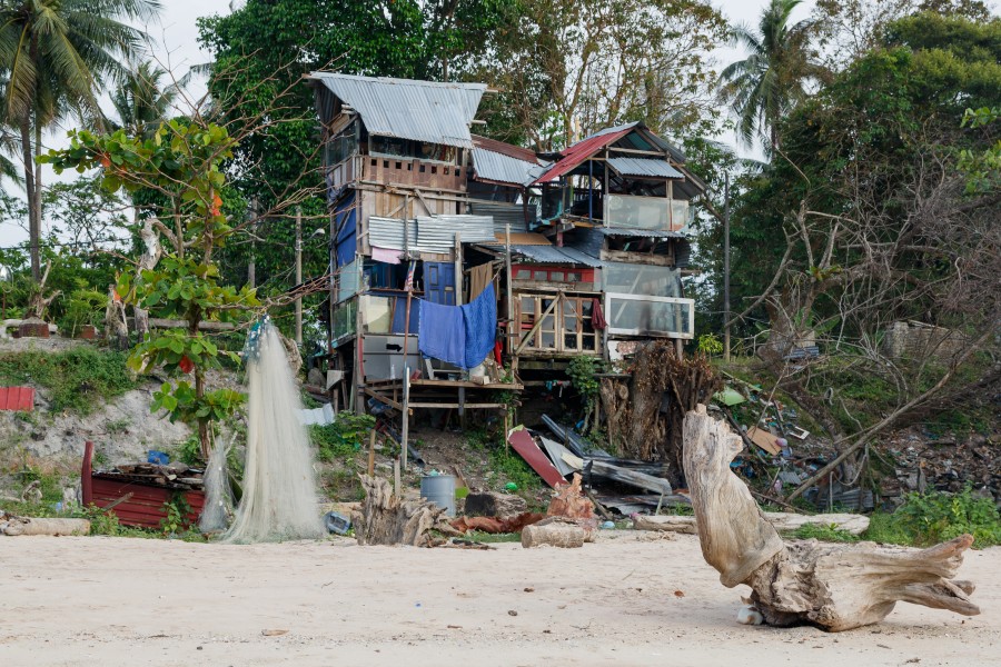 Langkawi Malaysia Fishermens-dwelling-at-Pantai-Pasir-Hitam-01