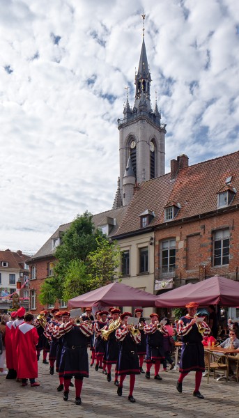 Les Pélissiers de Binche à la grande procession de Tournai (DSCF8719)