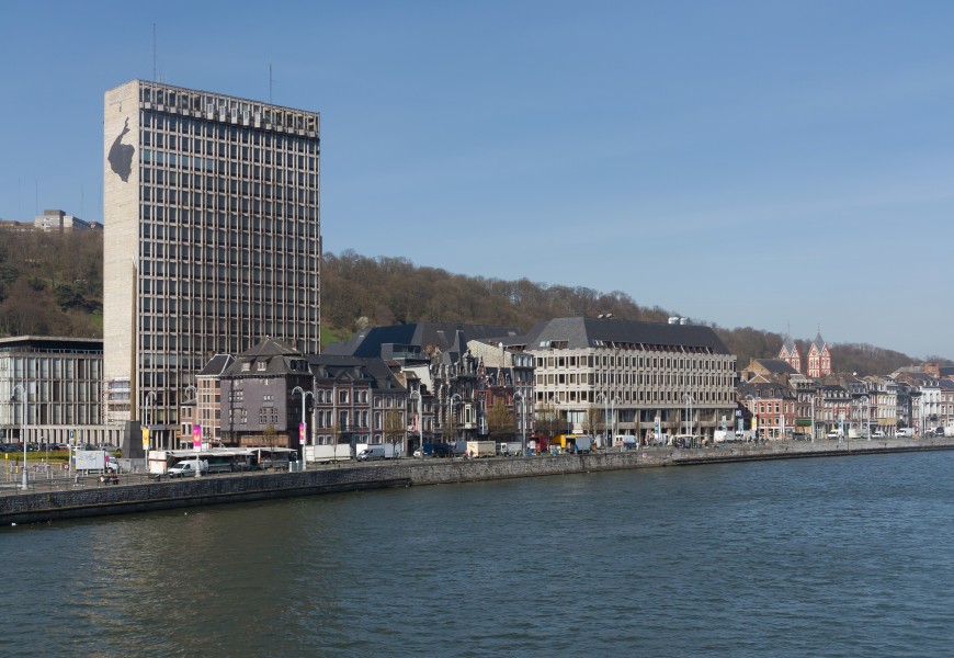 Liège, zicht vanaf le Pont des Arches foto3 2017-03-26 15.45