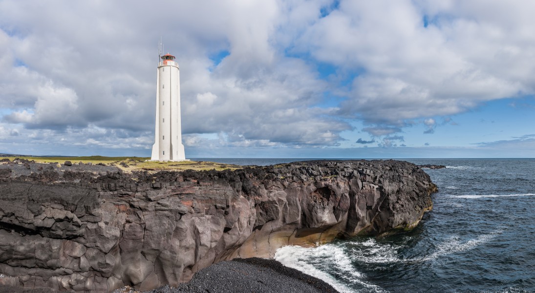 Lighthouse Malarrif at Snæfellsnes peninsula