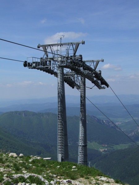 Malá Fatra - pillar of the gondola lift