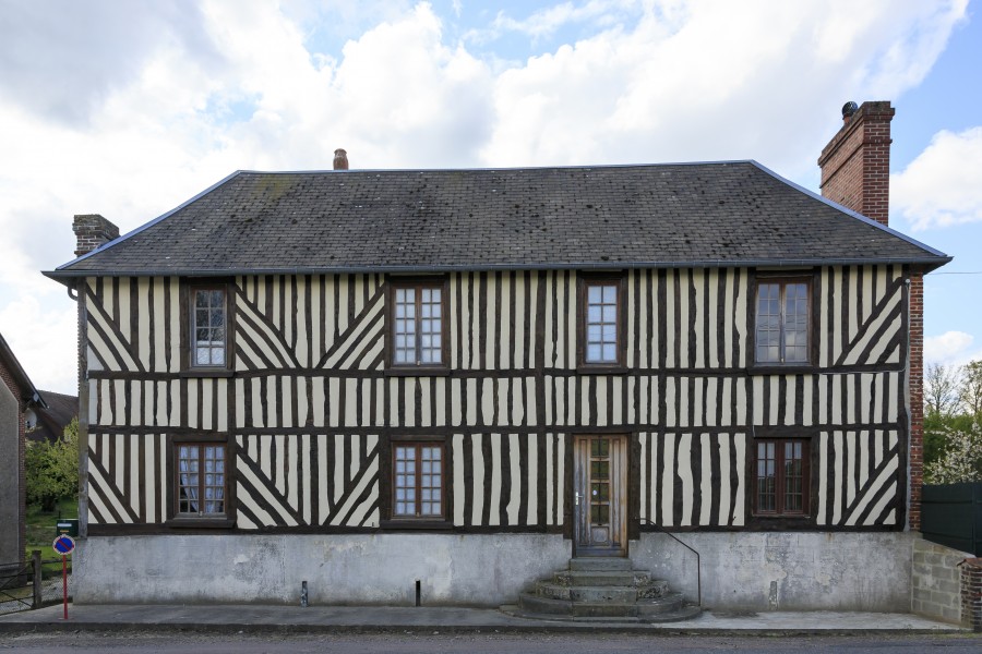 Manche France Half-timbered-houses-of-the-Manche-Department-01