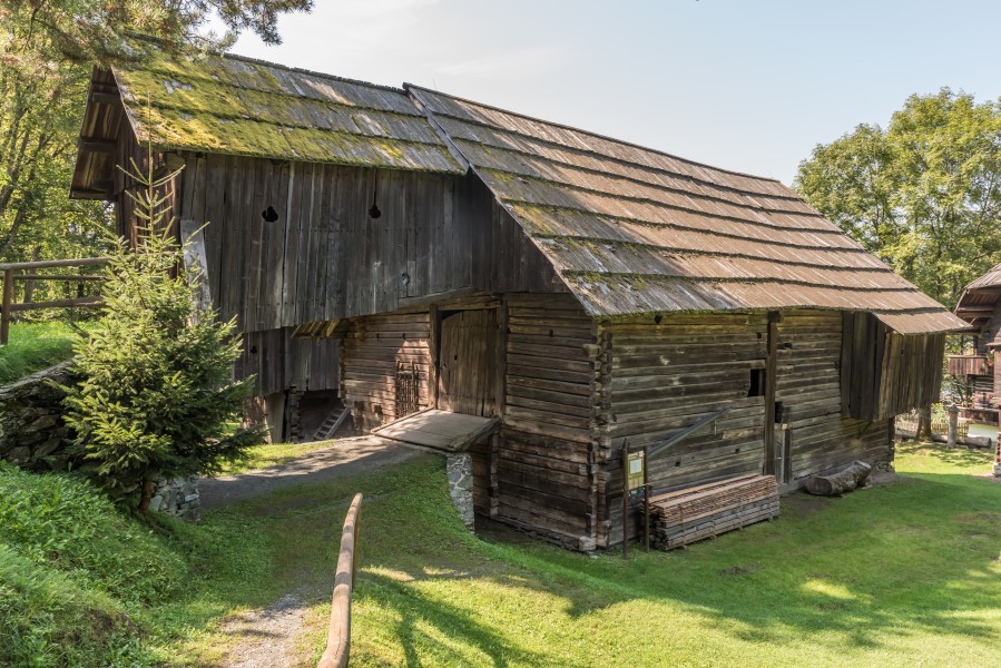 Maria Saal Freilichtmuseum Heiserstadel Ost-Teil Ost-Ansicht 13092016 4236