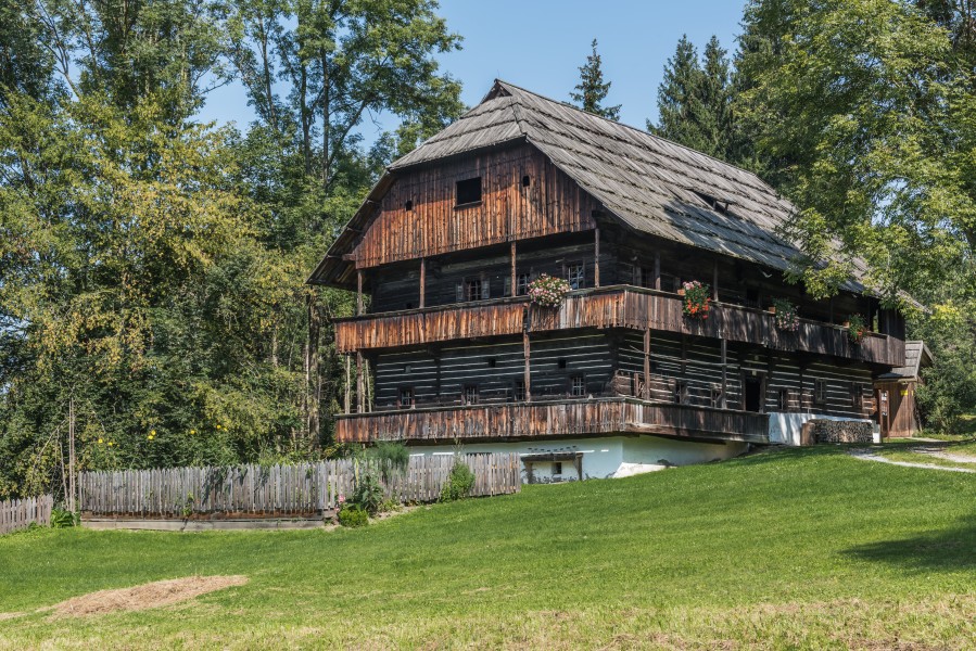 Maria Saal Freilichtmuseum Kramerhaus Sued-Ansicht 13092016 4257