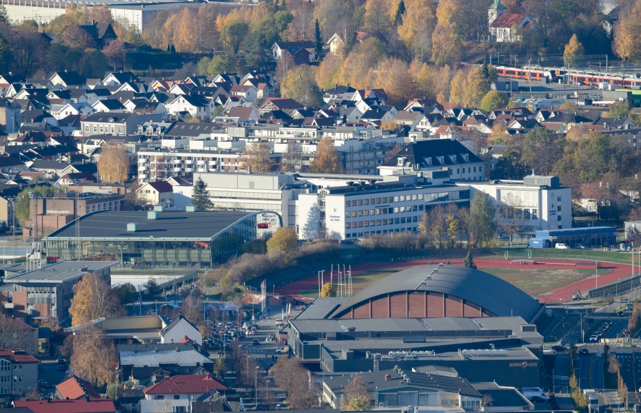 Marienlyst sett fra Nordbykollen 10.18