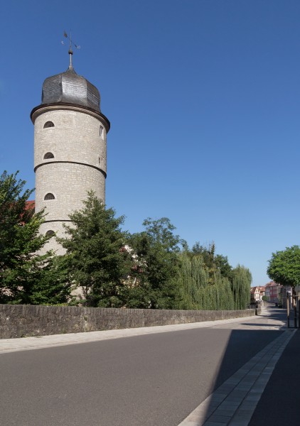 Marktbreit, der Weisser Turm D-6-75-147-32 foto10 2016-08-07 09.50