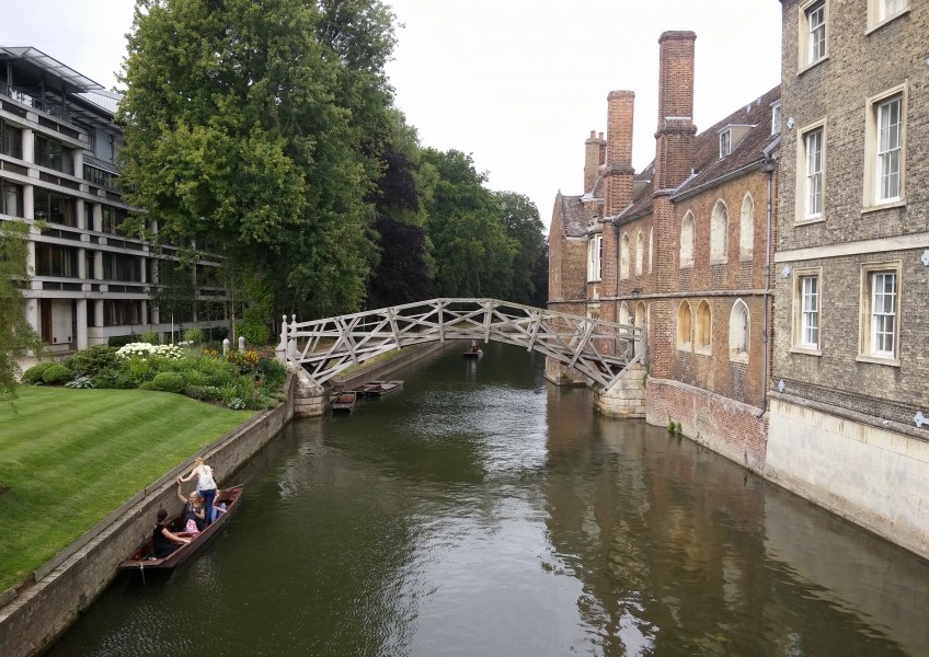 Mathematical Bridge in Cambridge, UK