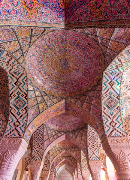Mezquita de Nasirolmolk, Shiraz, Irán, 2016-09-24, DD 60-62 HDR