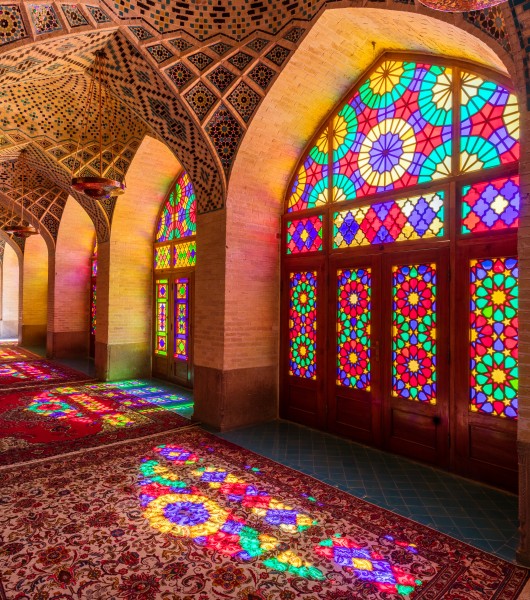 Mezquita de Nasirolmolk, Shiraz, Irán, 2016-09-24, DD 69-71 HDR