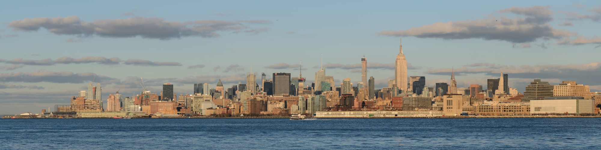 Midtown Manhattan from Jersey City November 2014 panorama