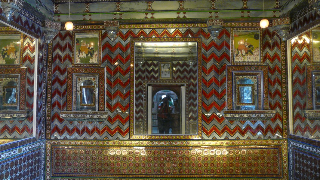 Mirror room, City Palace, Udaipur