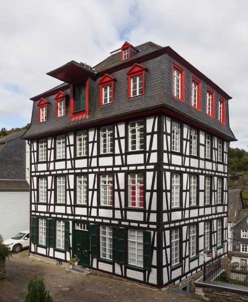 Monschau Germany Timber-framed-house-Kirchstrase-23-02