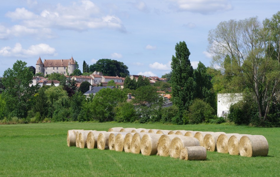 Montmoreau 16 Château et paille 2012