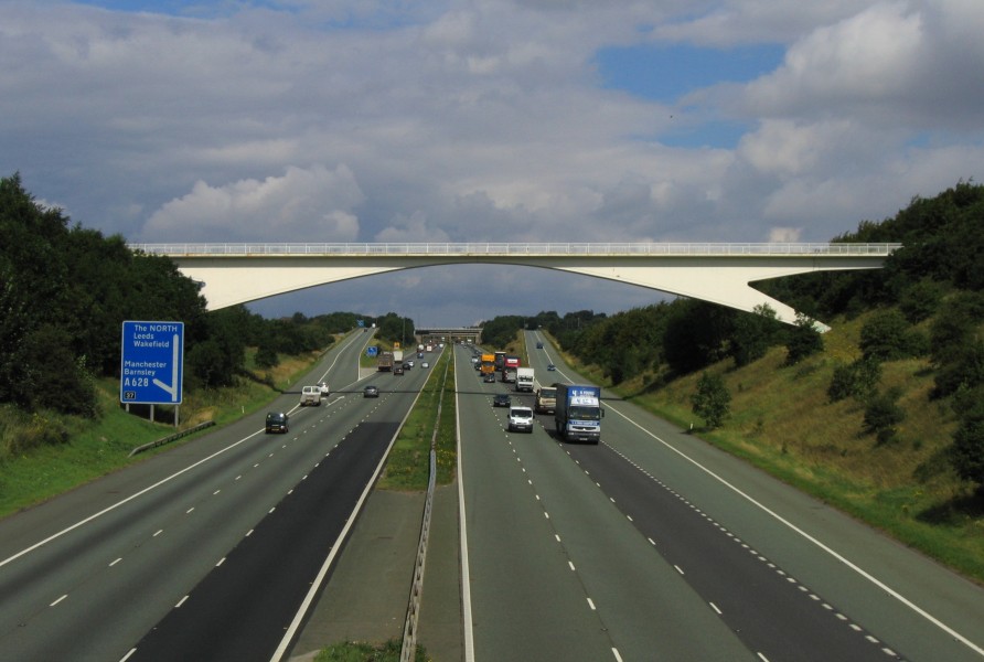 Motorway M1 Yorkshire 2007-08-13