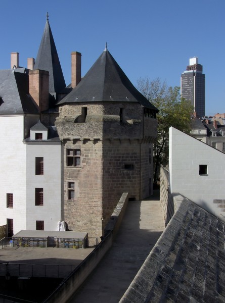 Nantes - château - tour du vieux donjon