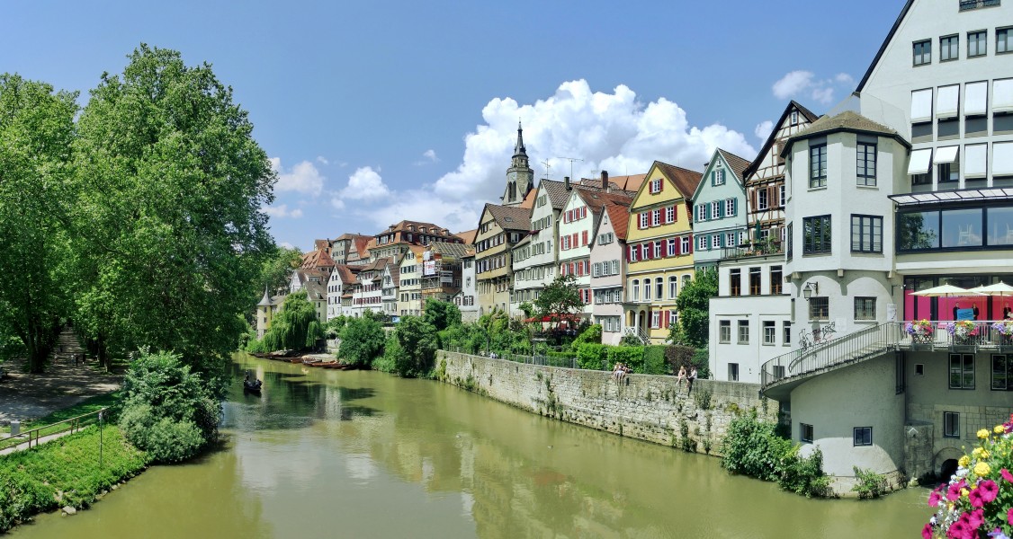 Neckarfront Tübingen Juni 2016