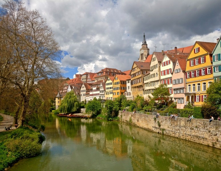 Neckarfront Tübingen Mai 2017