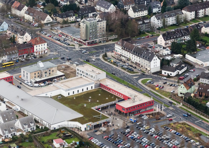 Neue Mitte Haarzopf Luftaufnahme 2014