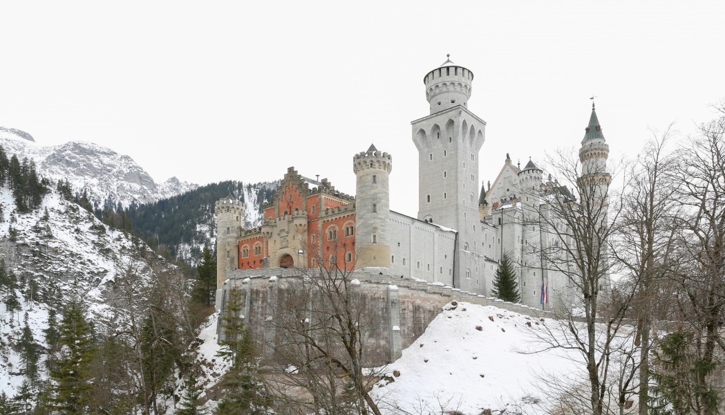 Neuschwanstein, Schwangau, Alemania, 2015-02-15, DD 38
