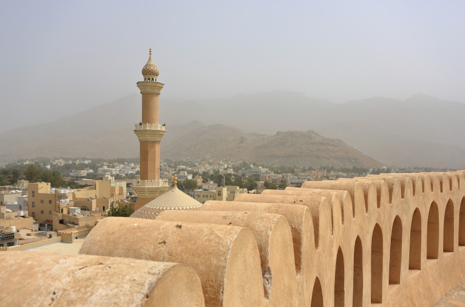 Nizwa Fort and Minaret of Friday Mosque