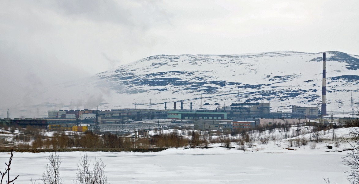 Norilsk Nickel plant in Monchegorsk