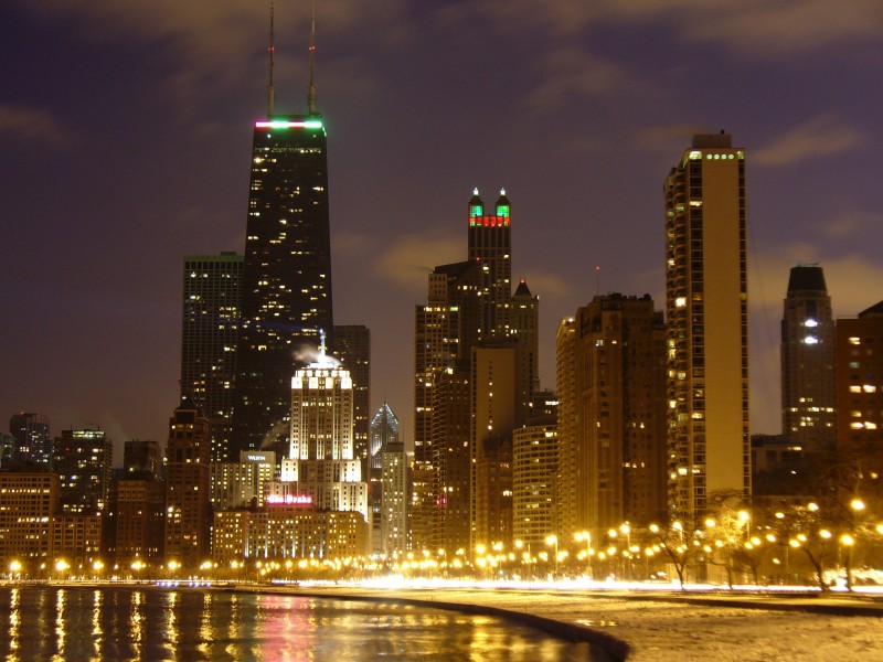 Oak Street Beach in Chicago