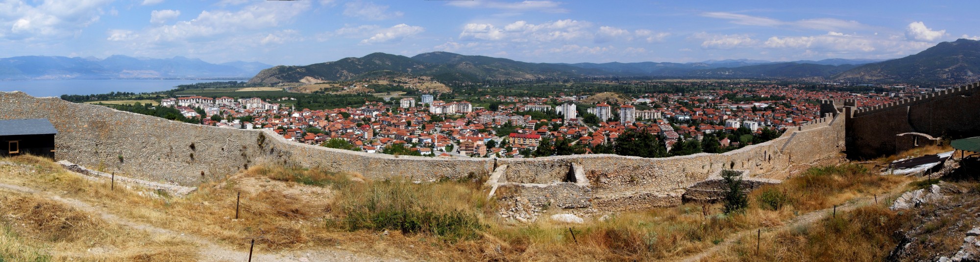 Ohrid city - view from Samuil's Fortress