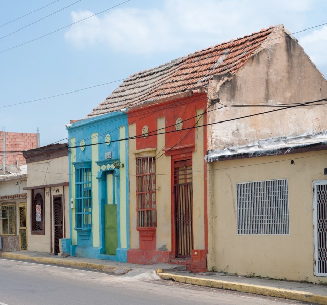 Old colonial houses typical Maracaibo Center