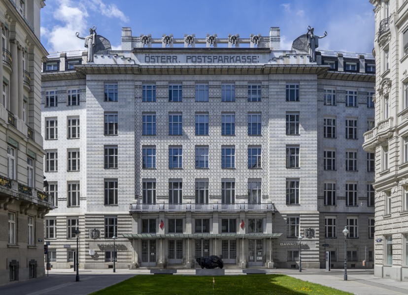 Otto Wagner Postsparkasse Hauptfront