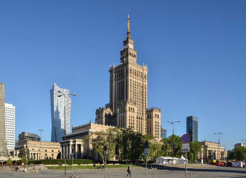 Palace of Culture and Science, Warsaw (by Pudelek)