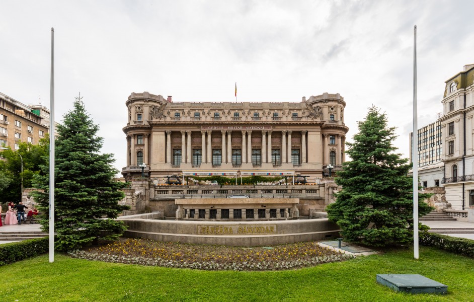 Palacio del Círculo Nacional Militar, Bucarest, Rumanía, 2016-05-29, DD 66