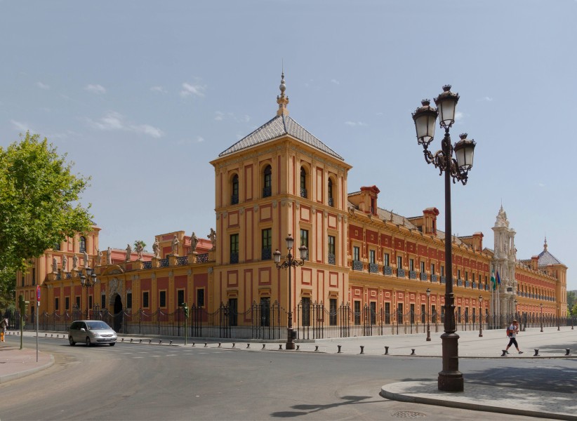 Palacio san Telmo profile Seville Spain