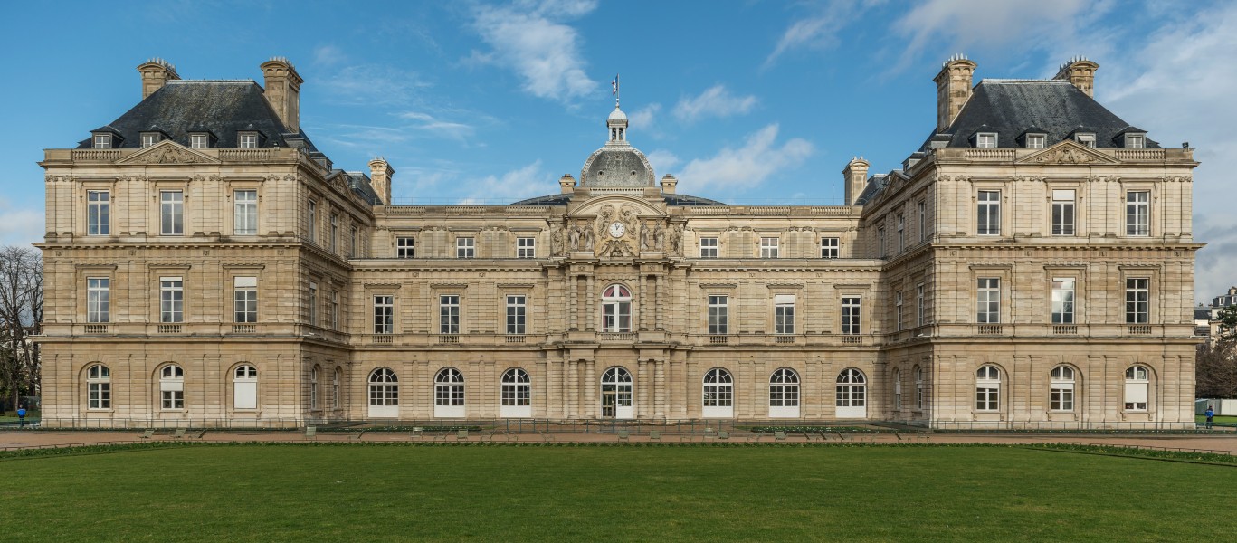 Palais du Luxembourg, South View 140116 1