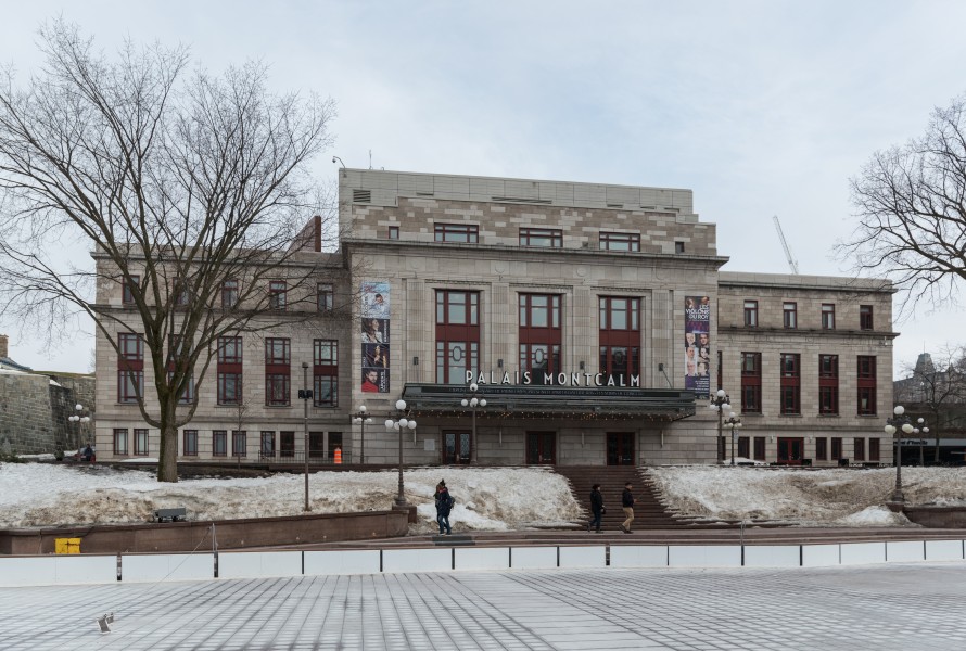 Palais Montcalm, Québec, North view 20170412 1