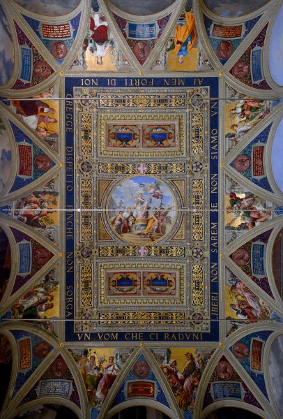 Palazzo Pubblico (Siena) - Room of the Risorgimento - Ceiling