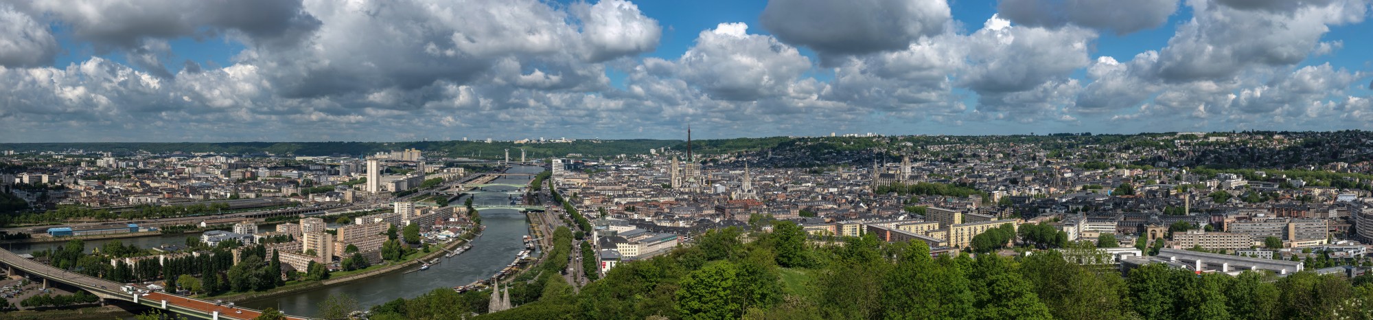 Panorama of Rouen