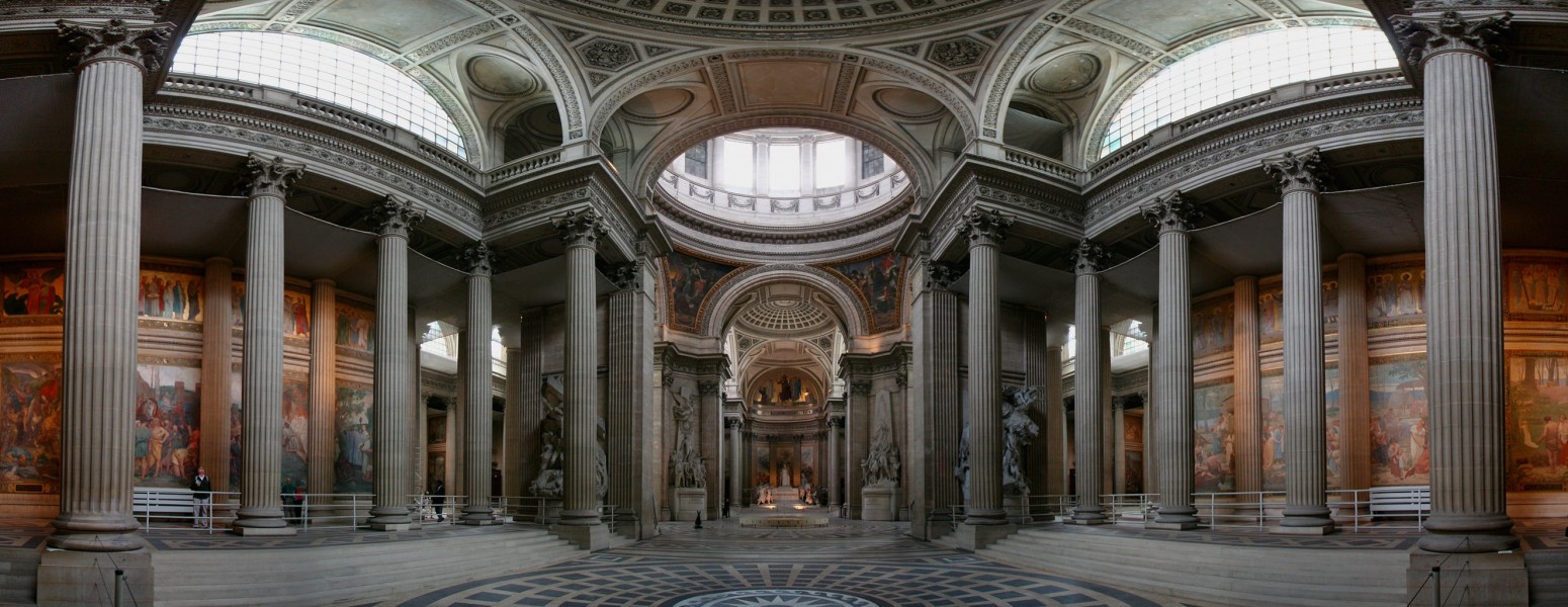Pantheon wider centered
